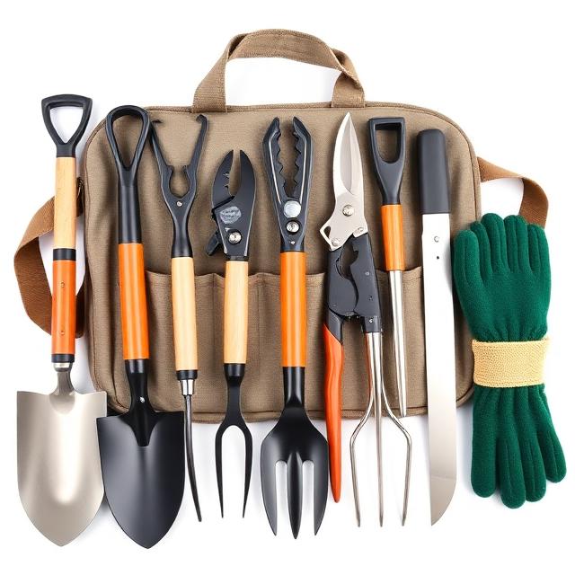 VonHaus 8 Piece Garden Tool Set